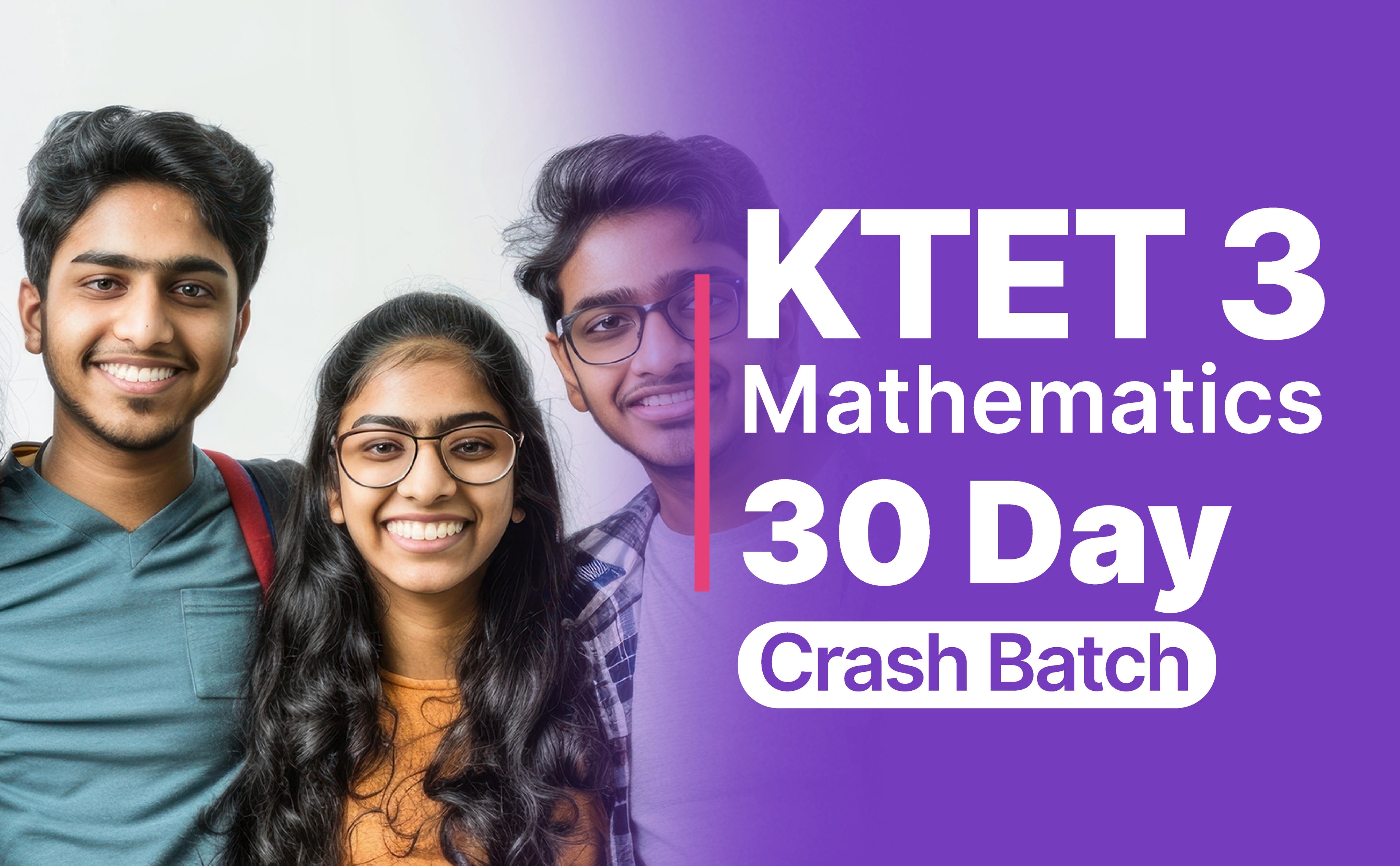 KTET 3 Mathematics 30 Day Crash Batch