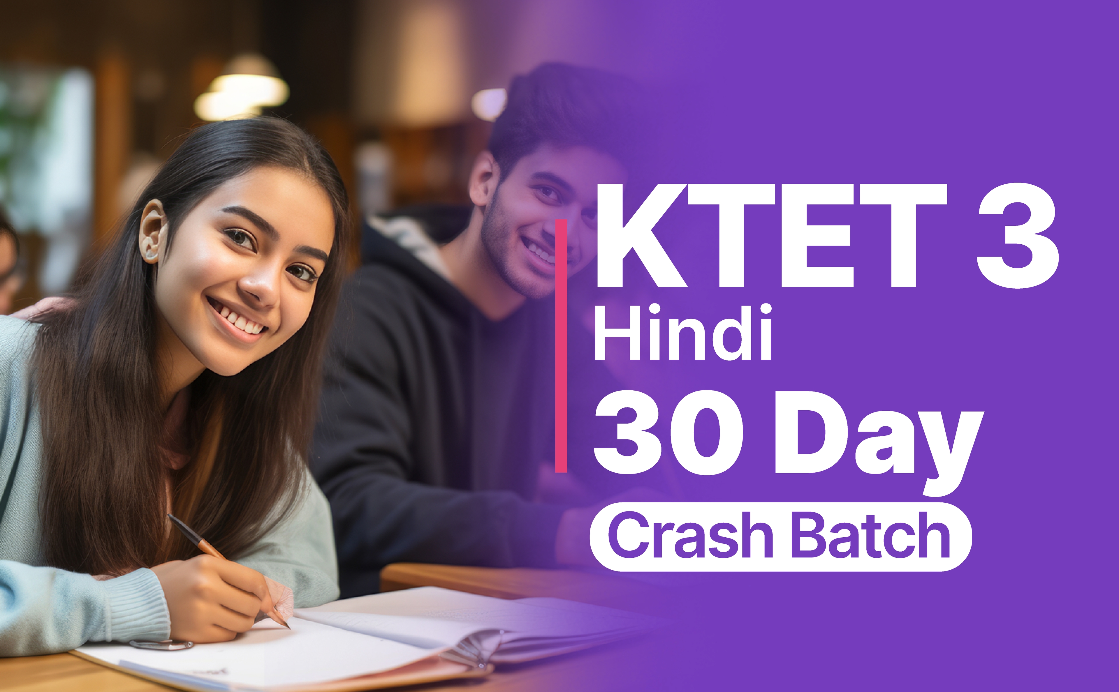 KTET 3 Hindi 30 Day Crash Batch