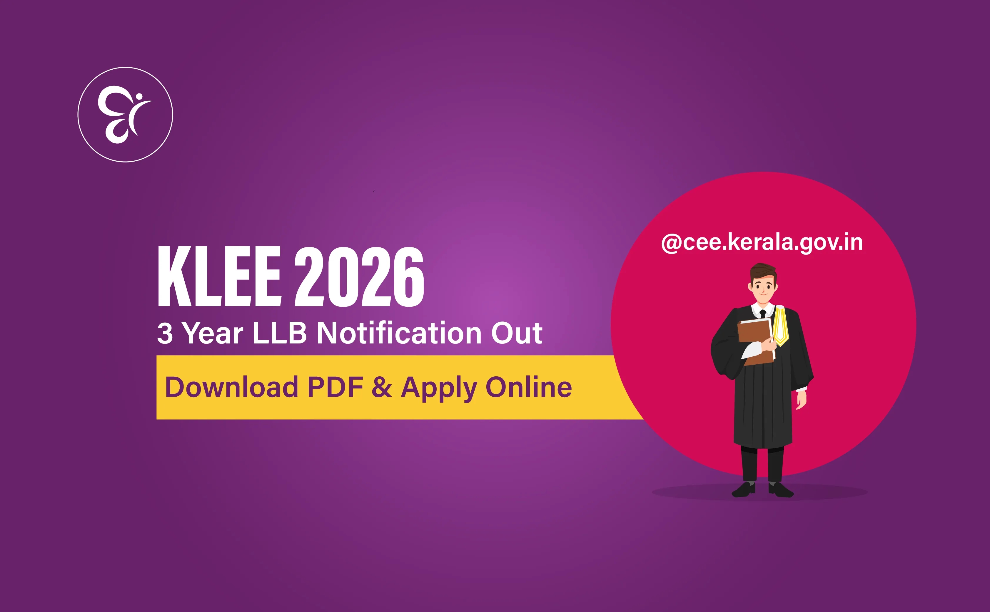 KLEE 2026 3 Year LLB Notification