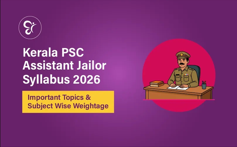 Kerala PSC Assistant Jailor Syllabus 2026