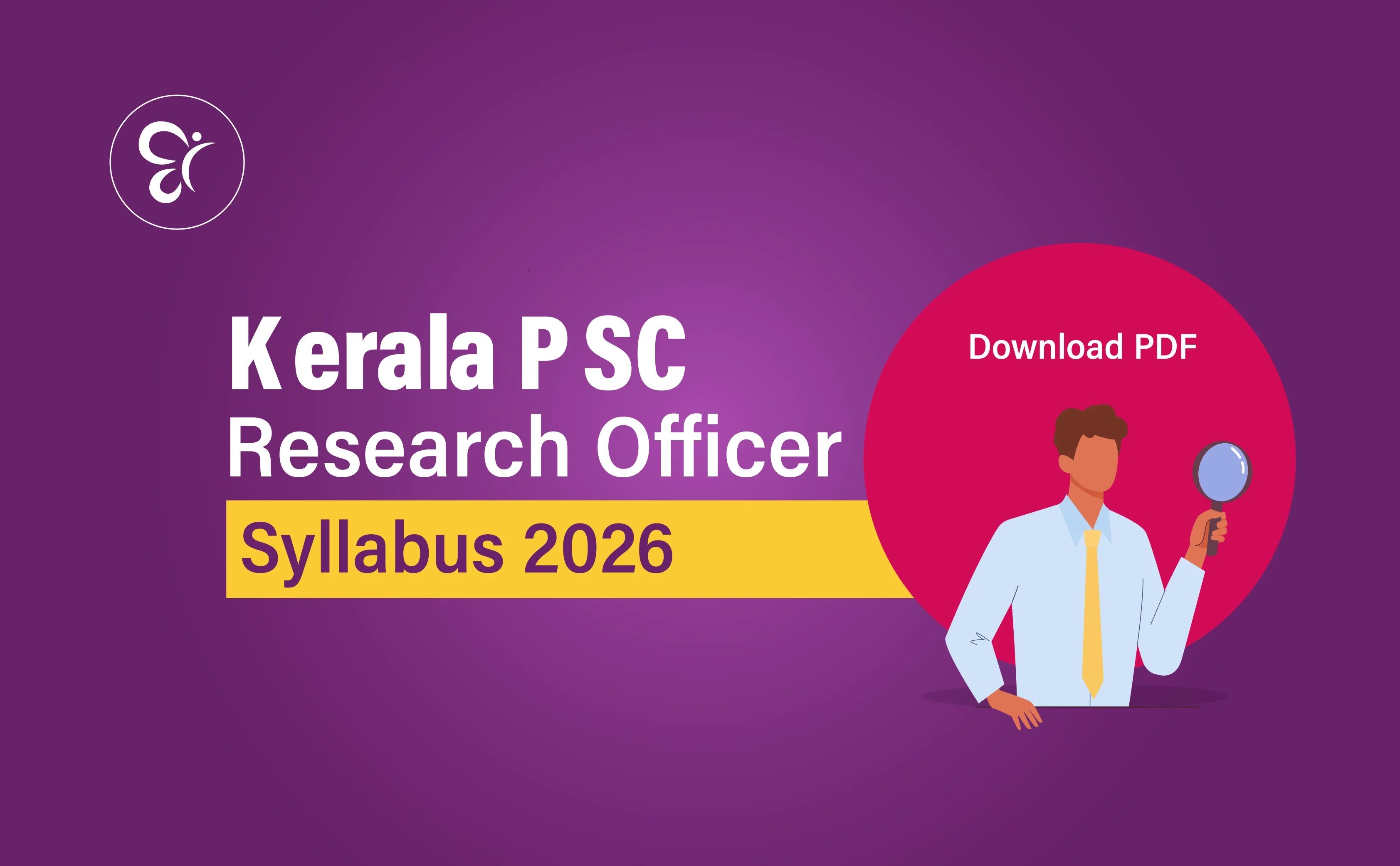Kerala PSC Research Officer Syllabus 2026 | Download PDF