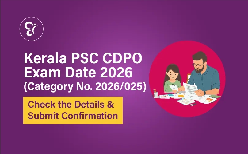 Kerala PSC CDPO Exam Date 2026