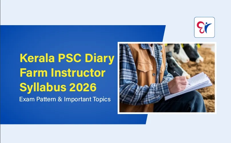 Kerala PSC Dairy Farm Instructor Syllabus 2026
