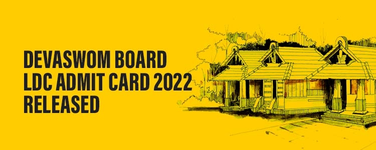 Devaswom Board LDC Admit Card 2022 Released